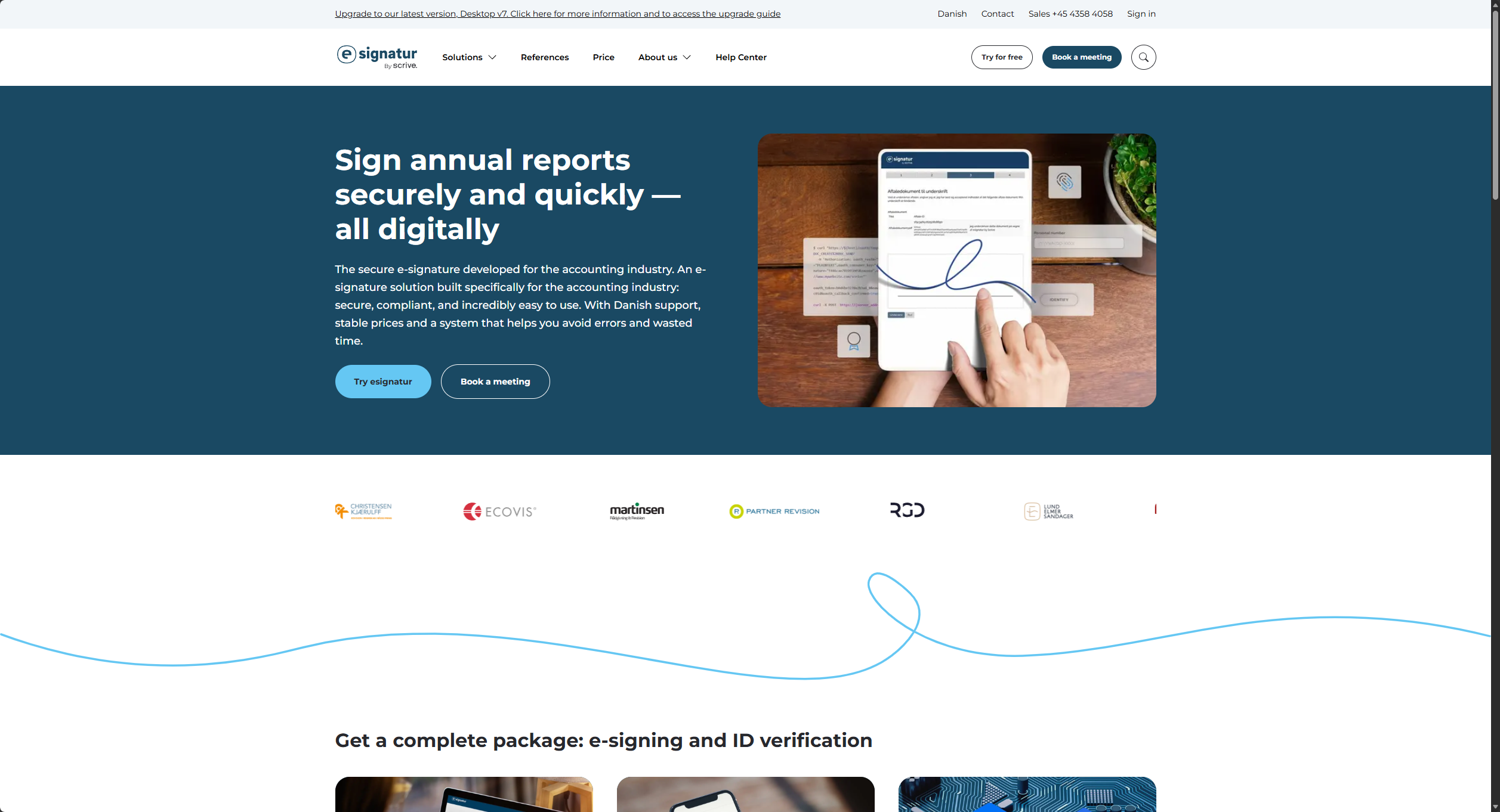 eSignatur platform dashboard